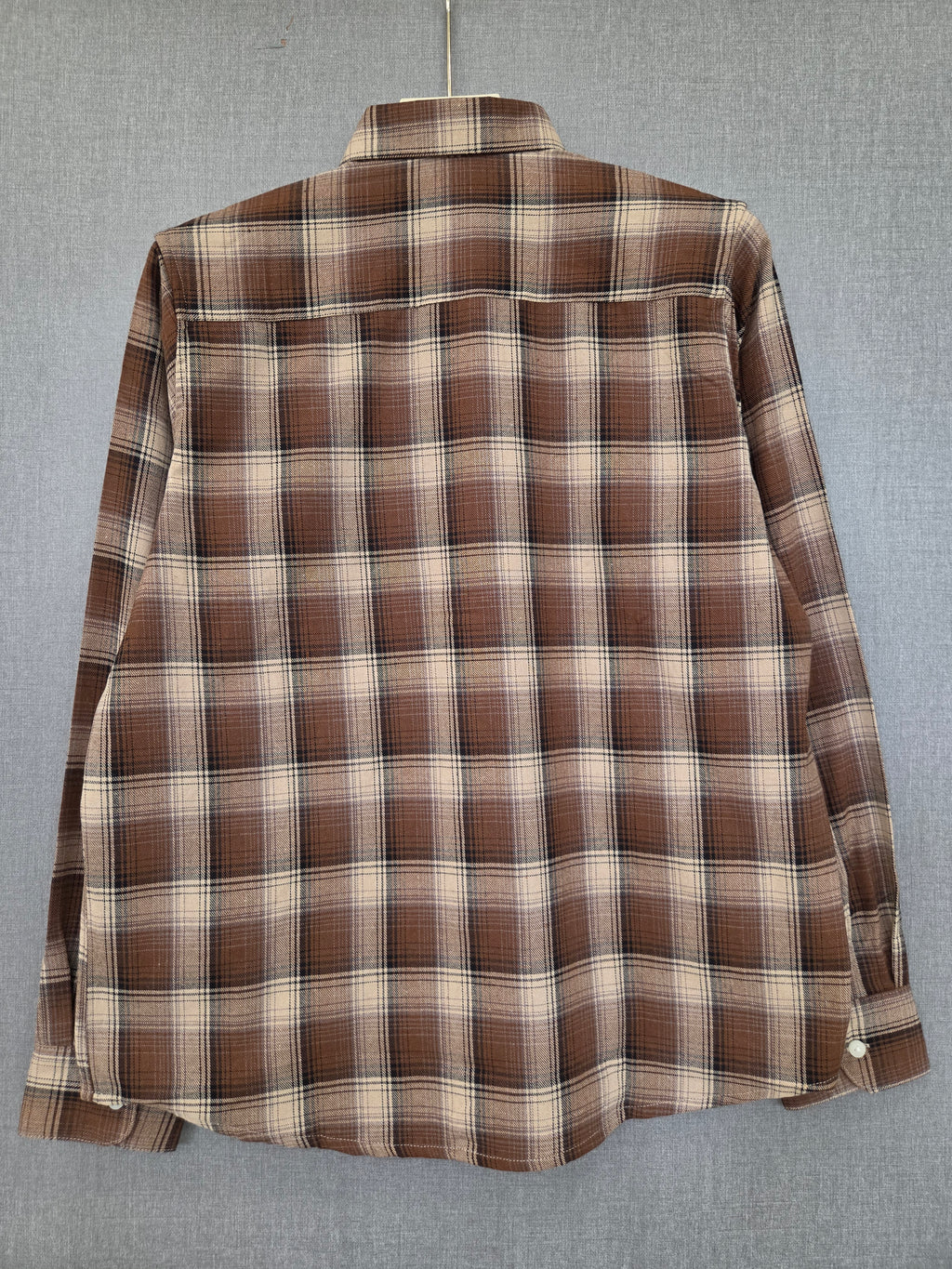 Flannel Shirt - Brown Beige