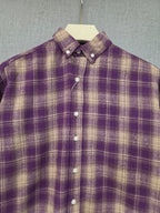 Flannel Shirt - Purple Beige