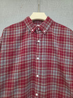 Flannel Shirt - Red Grey