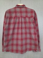 Flannel Shirt - Red Grey