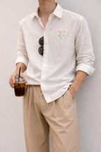 Embroidery Linen Shirt