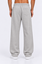 Premium Relaxed Fit Sweatpants - Light Grey