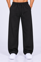 Premium Relaxed Fit Sweatpants - Black