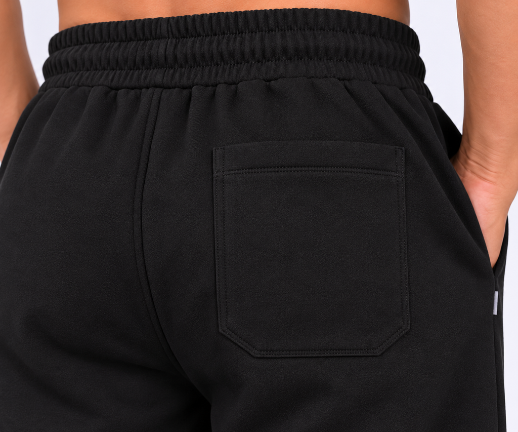 Premium Relaxed Fit Sweatpants - Black