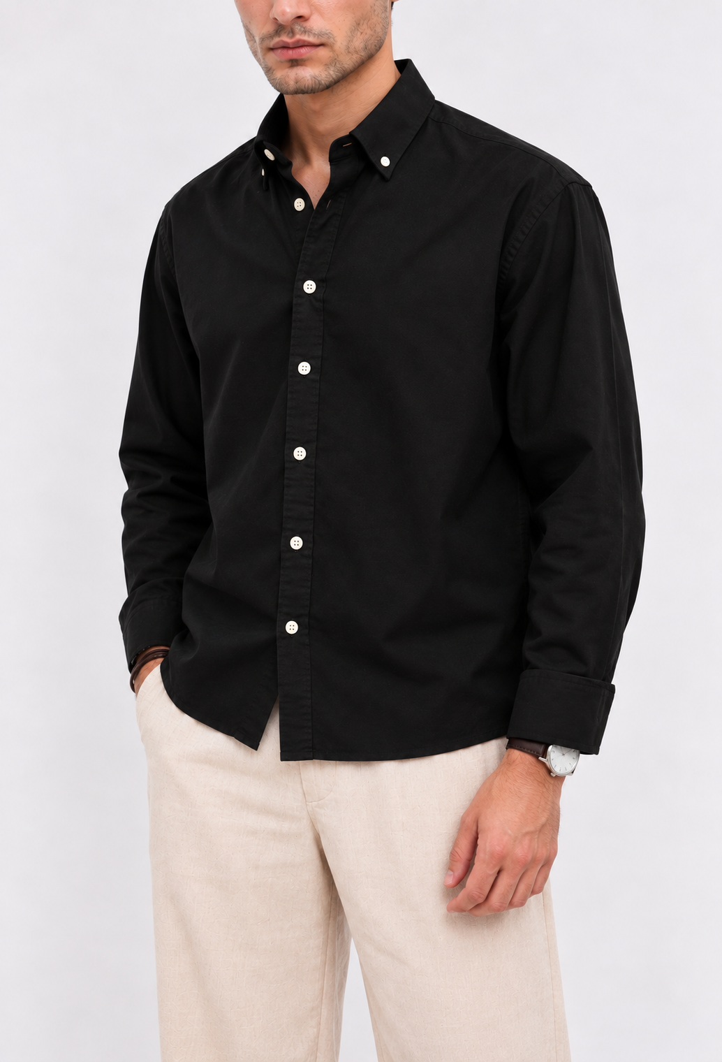Classic Oxford Shirt - Black