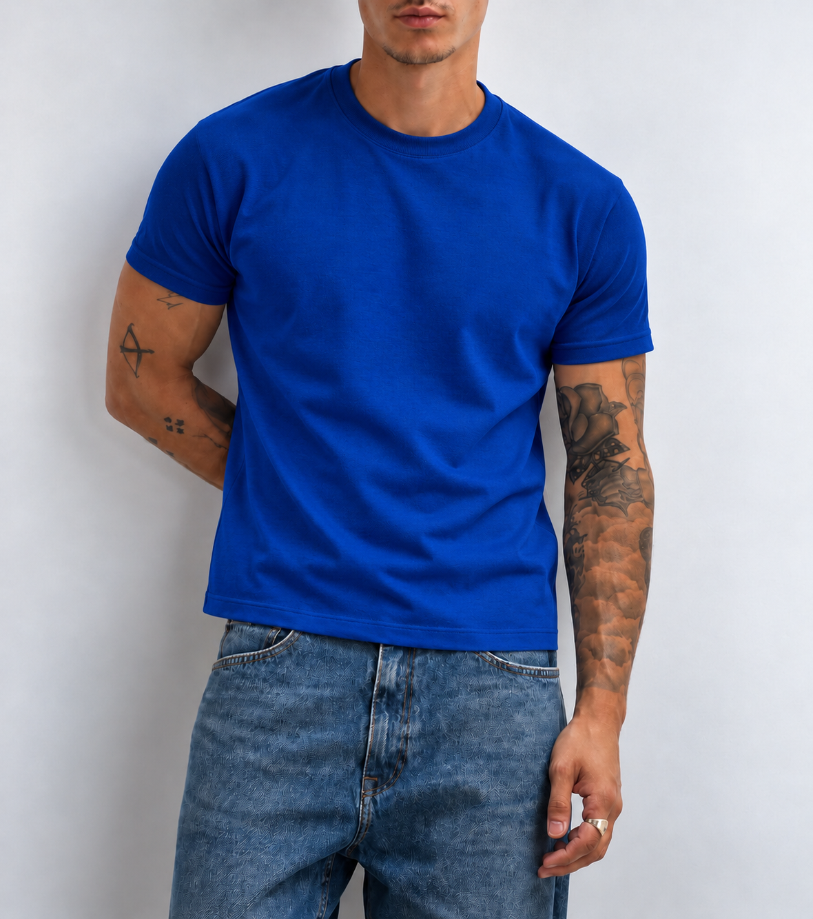 Classic Crew Neck Tee - Royal Blue