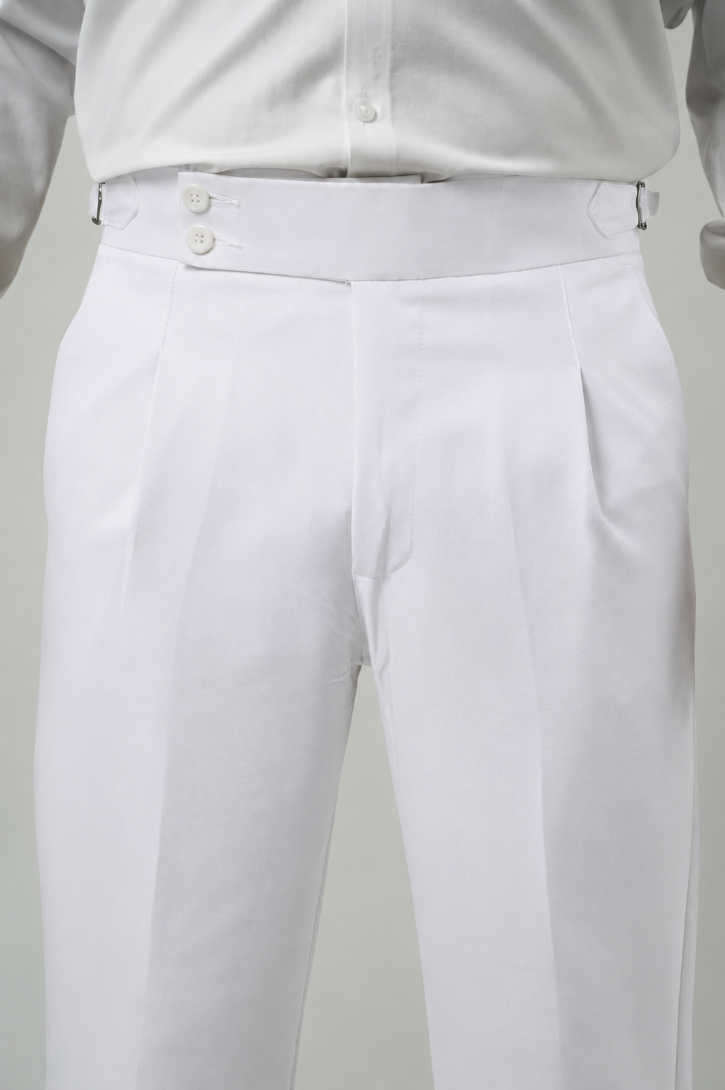 Gurkha Korean Pants - White