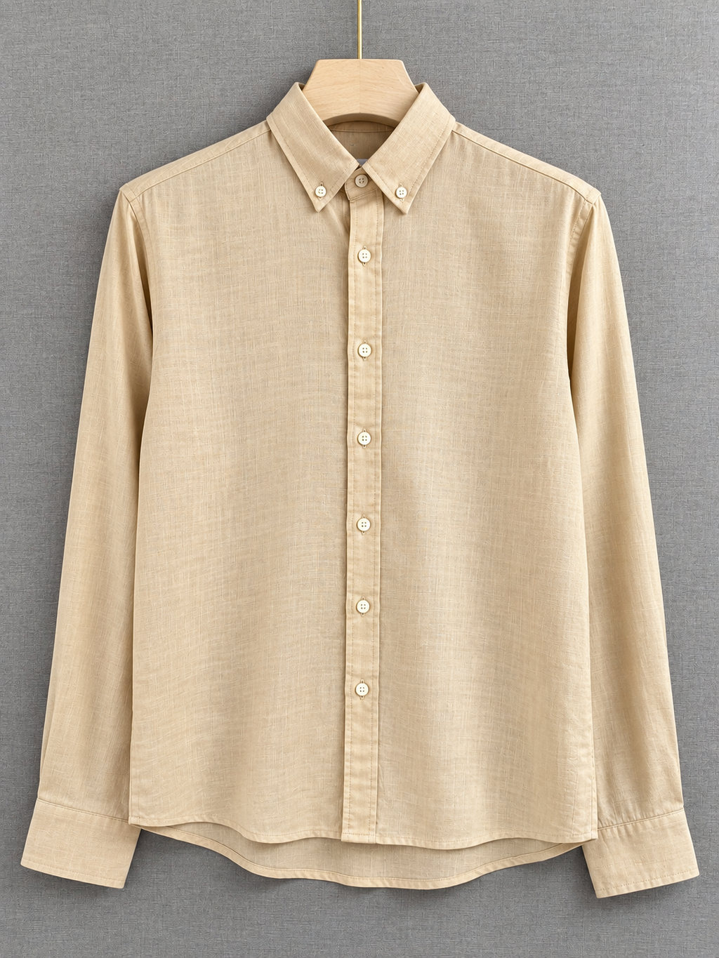 Linen Shirt - Sand Beige