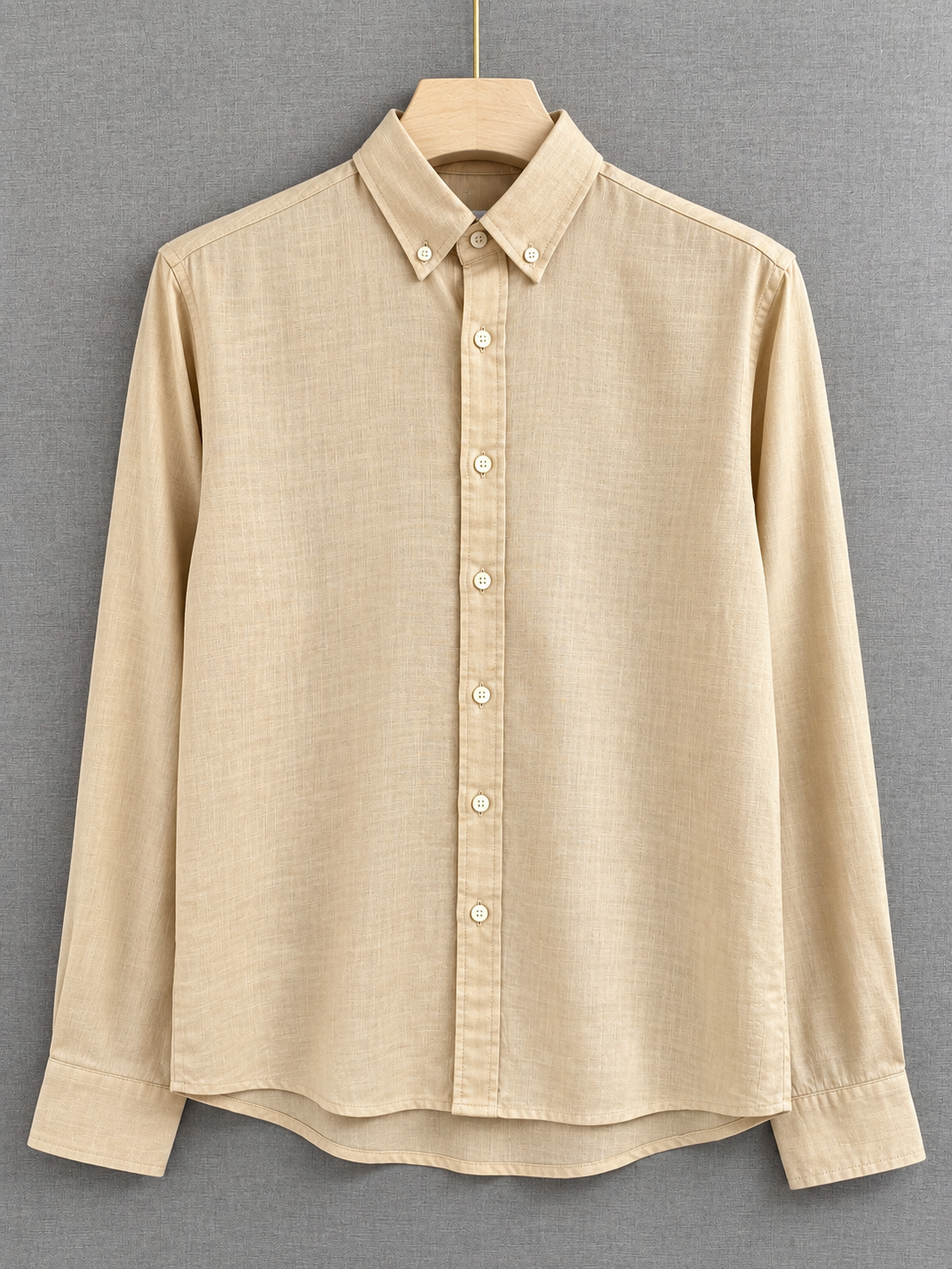 Linen Shirt - Sand Beige