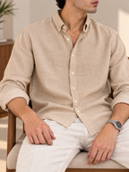 Linen Shirt - Natural Beige