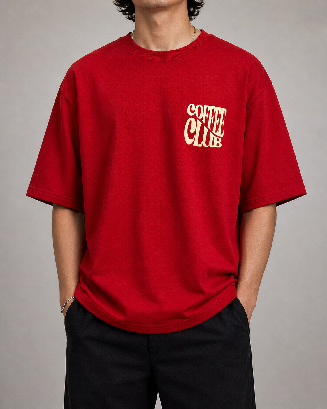 Red Oversize T-Shirt