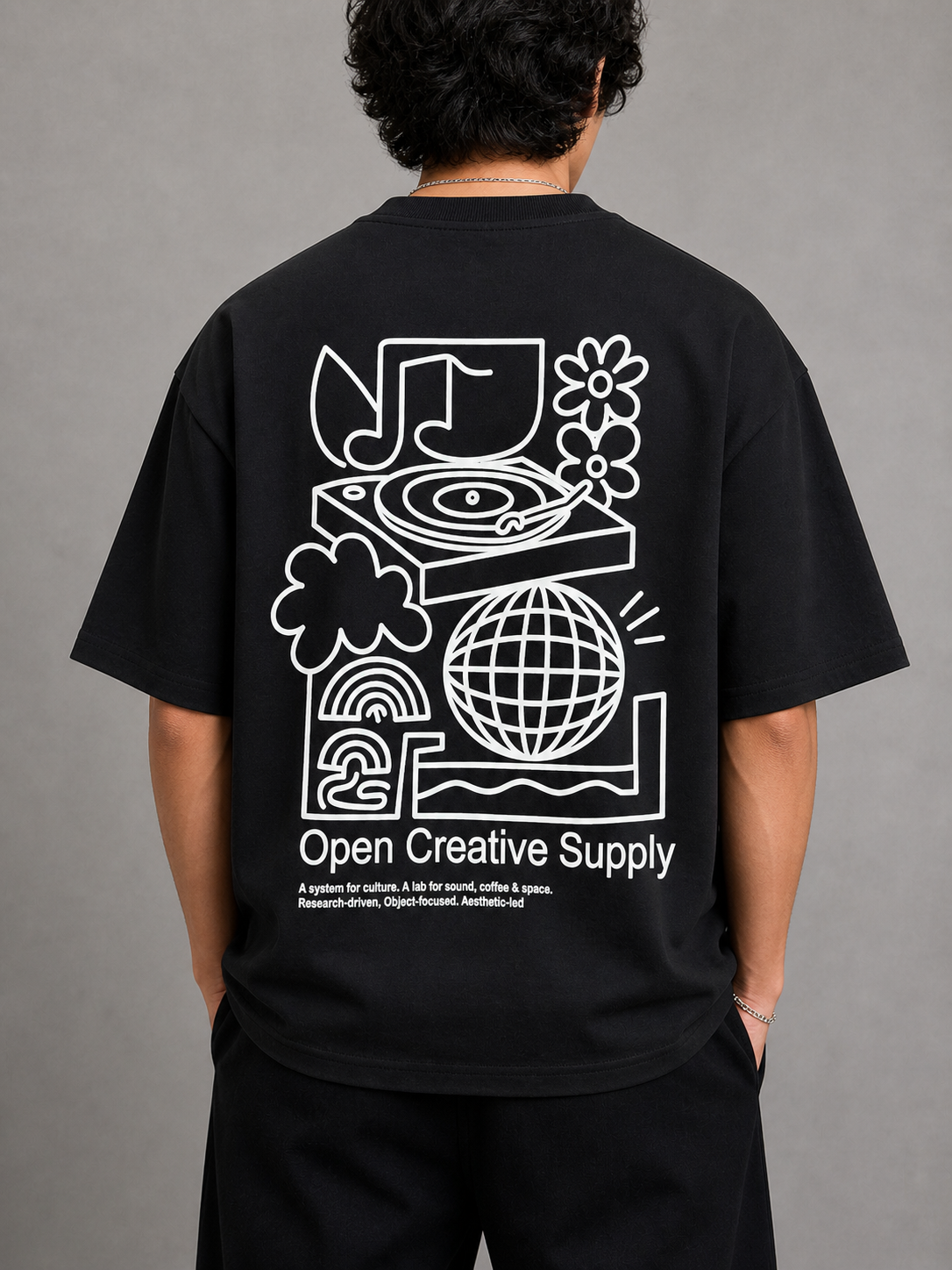 Black Oversize T-Shirt