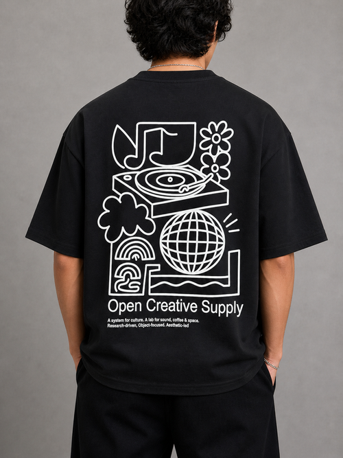 Black Oversize T-Shirt