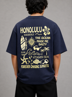 Navy Blue Oversize T-Shirt