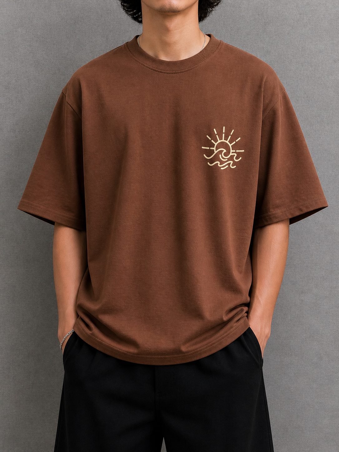 Brown Oversize T-Shirt