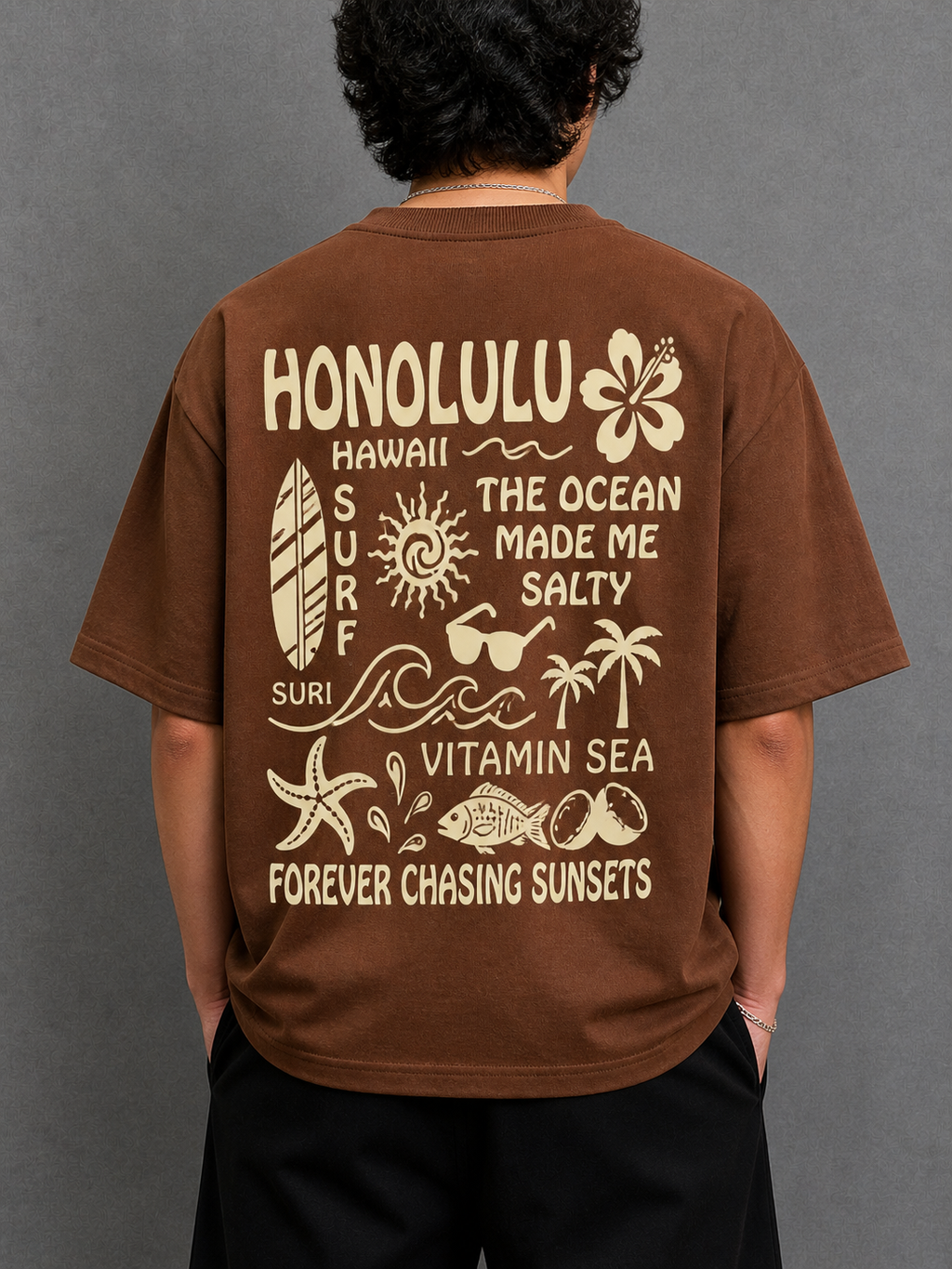Brown Oversize T-Shirt