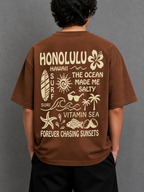 Brown Oversize T-Shirt