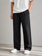 Black Loose Lenin Pant