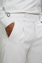 Gurkha Korean Pants - White