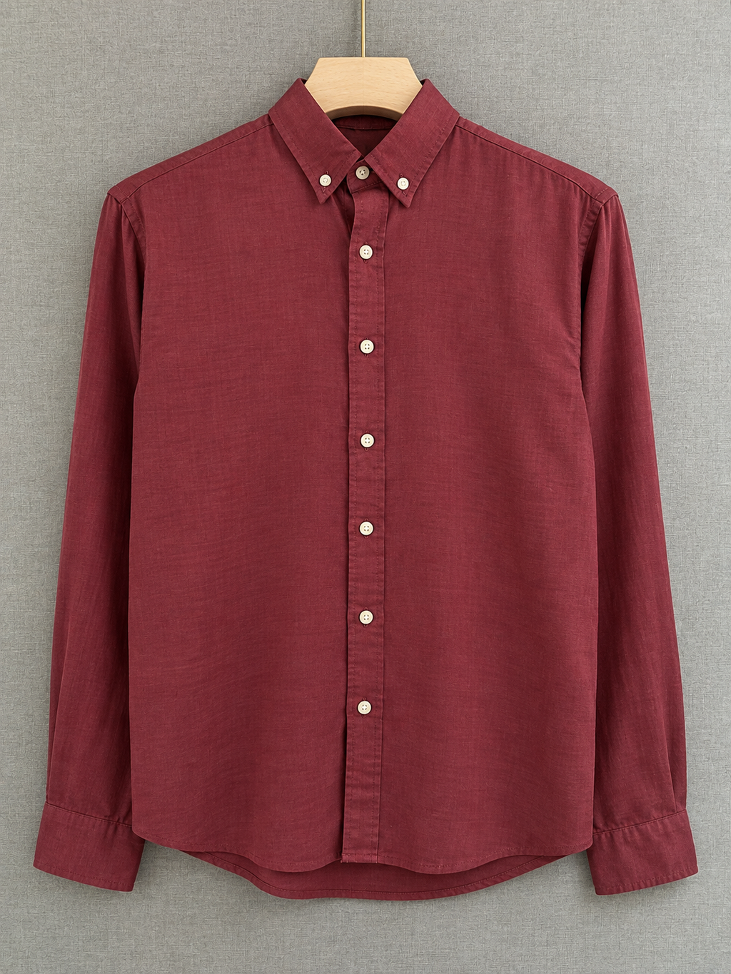 Linen Shirt - Rosewood