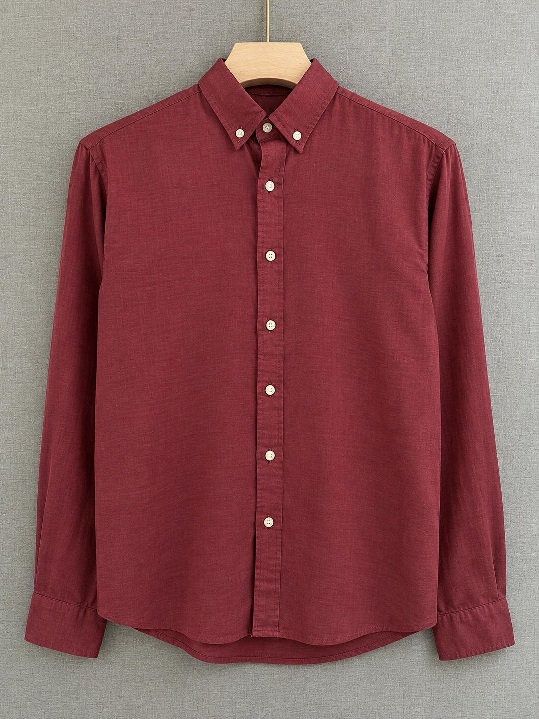 Linen Shirt - Rosewood