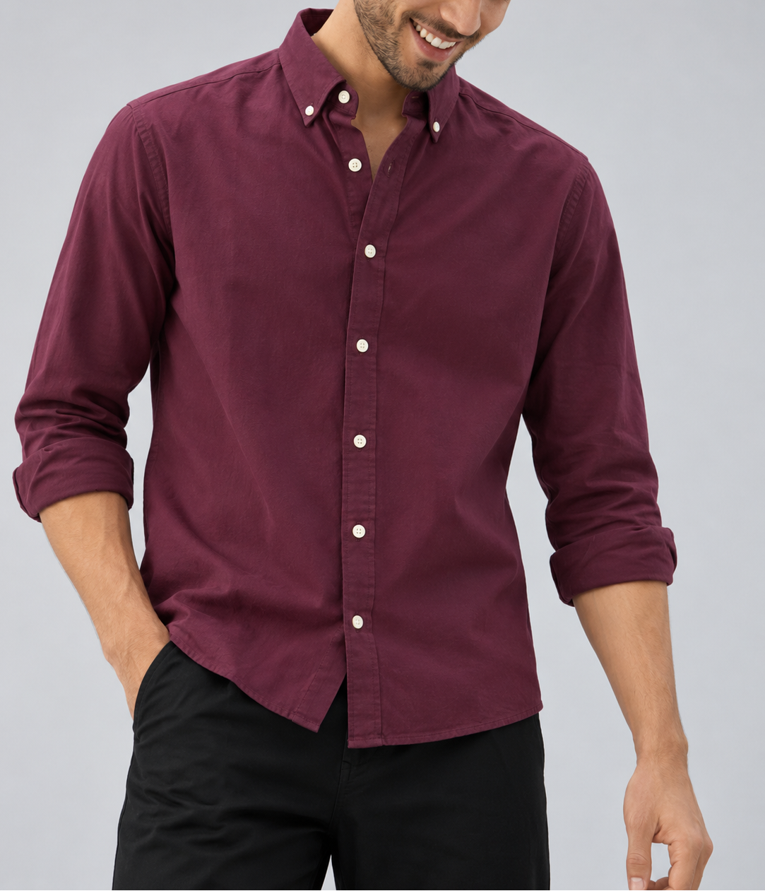 Regal Oxford Shirt - Plum