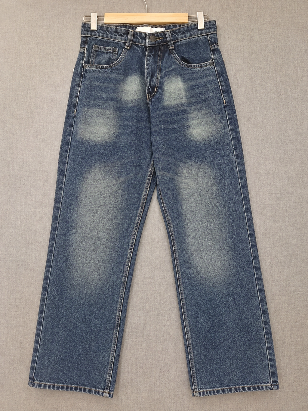 Classic Straight Fit Jeans - Dusty Blue