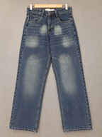 Classic Straight Fit Jeans - Dusty Blue