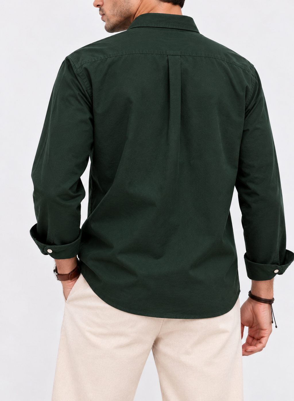 Evergreen Oxford Shirt - Forest Green