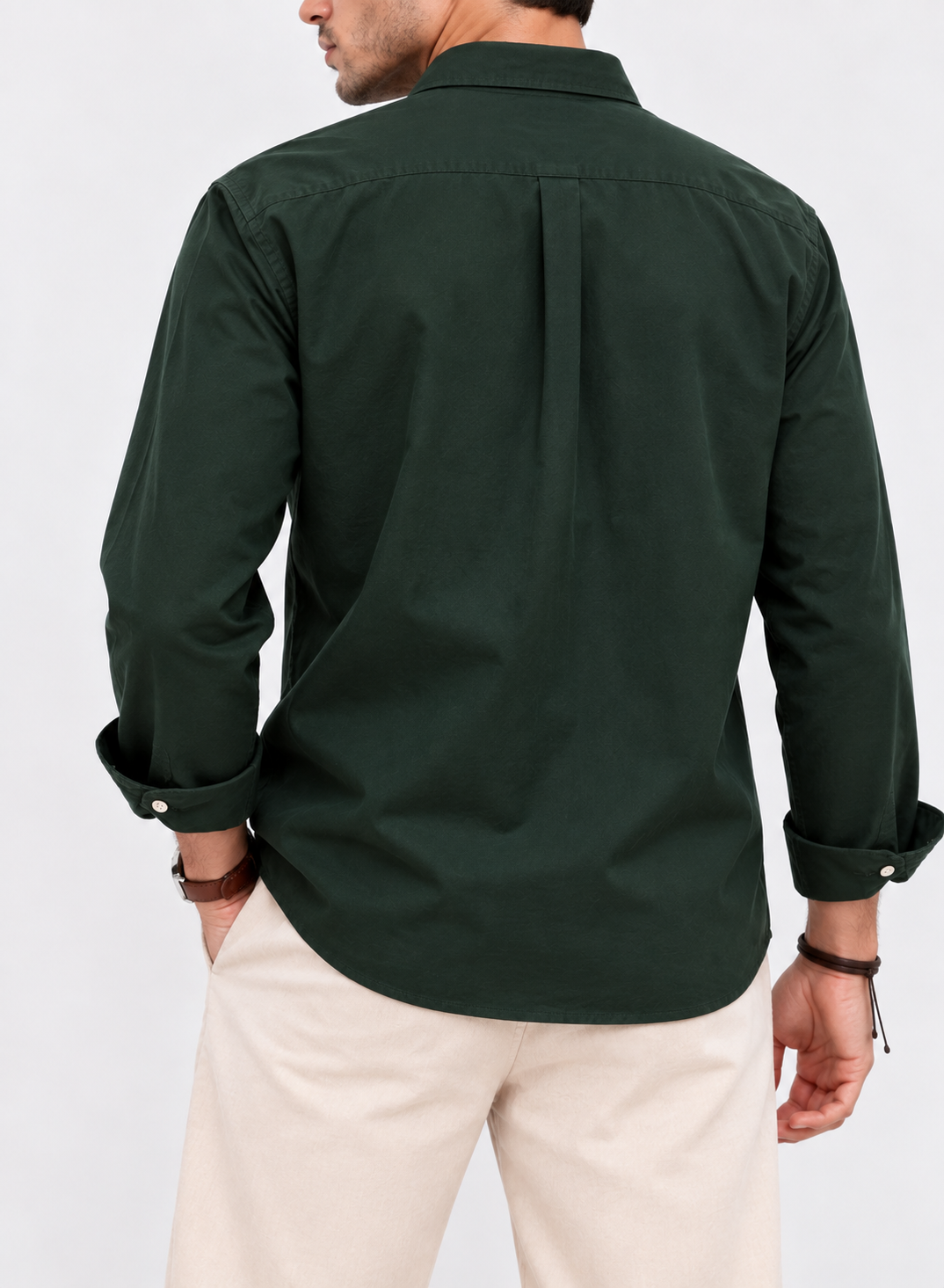 Evergreen Oxford Shirt - Forest Green