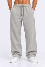 Premium Relaxed Fit Sweatpants - Light Grey