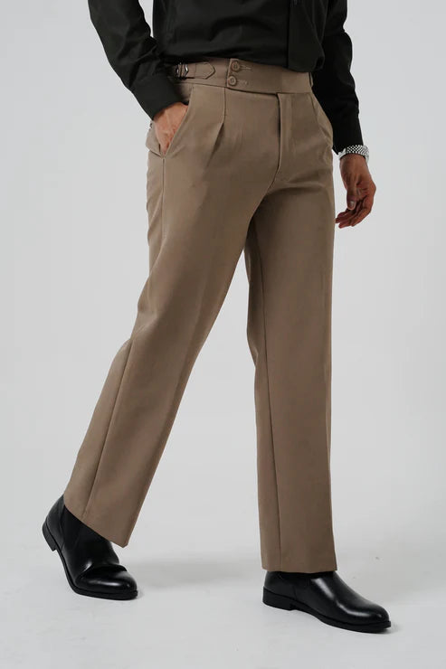 Gurkha Korean Pants - Stone Beige