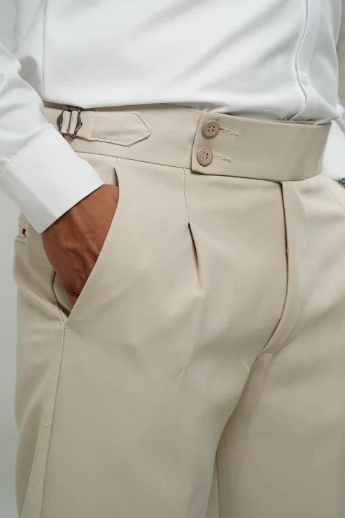 Gurkha Korean Pants - Beige