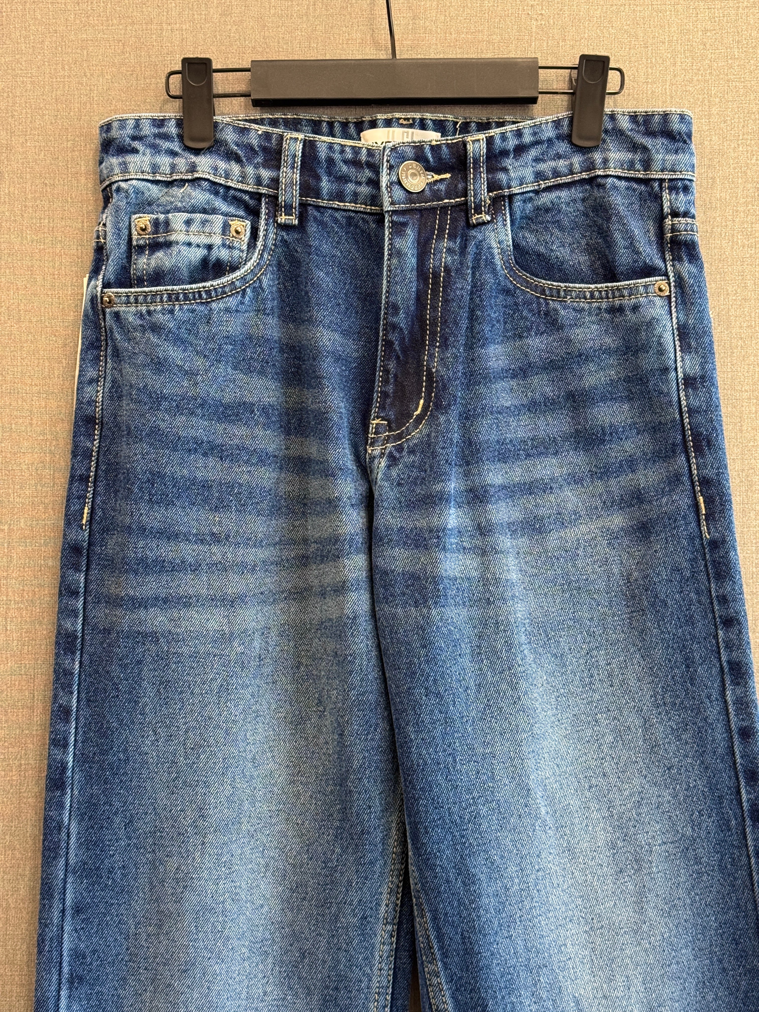 Denim Straight Fit Jeans - Classic Denim Blue 4