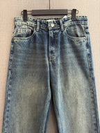 Denim Straight Fit Jeans - Vintage Wash Blue 3