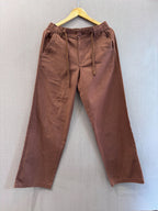 Dark Brown Loose Lenin Pant