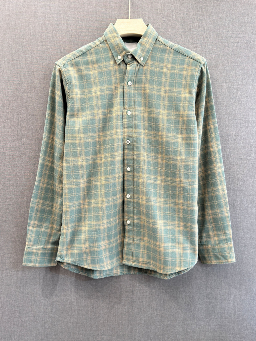 Sage Mint Flannel Check Shirt