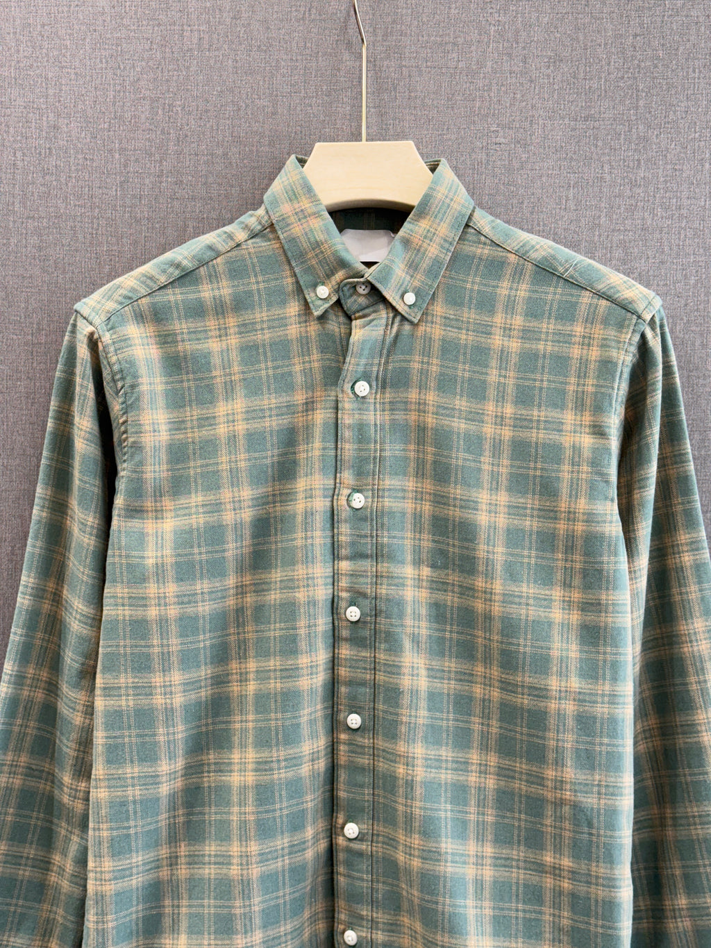 Sage Mint Flannel Check Shirt