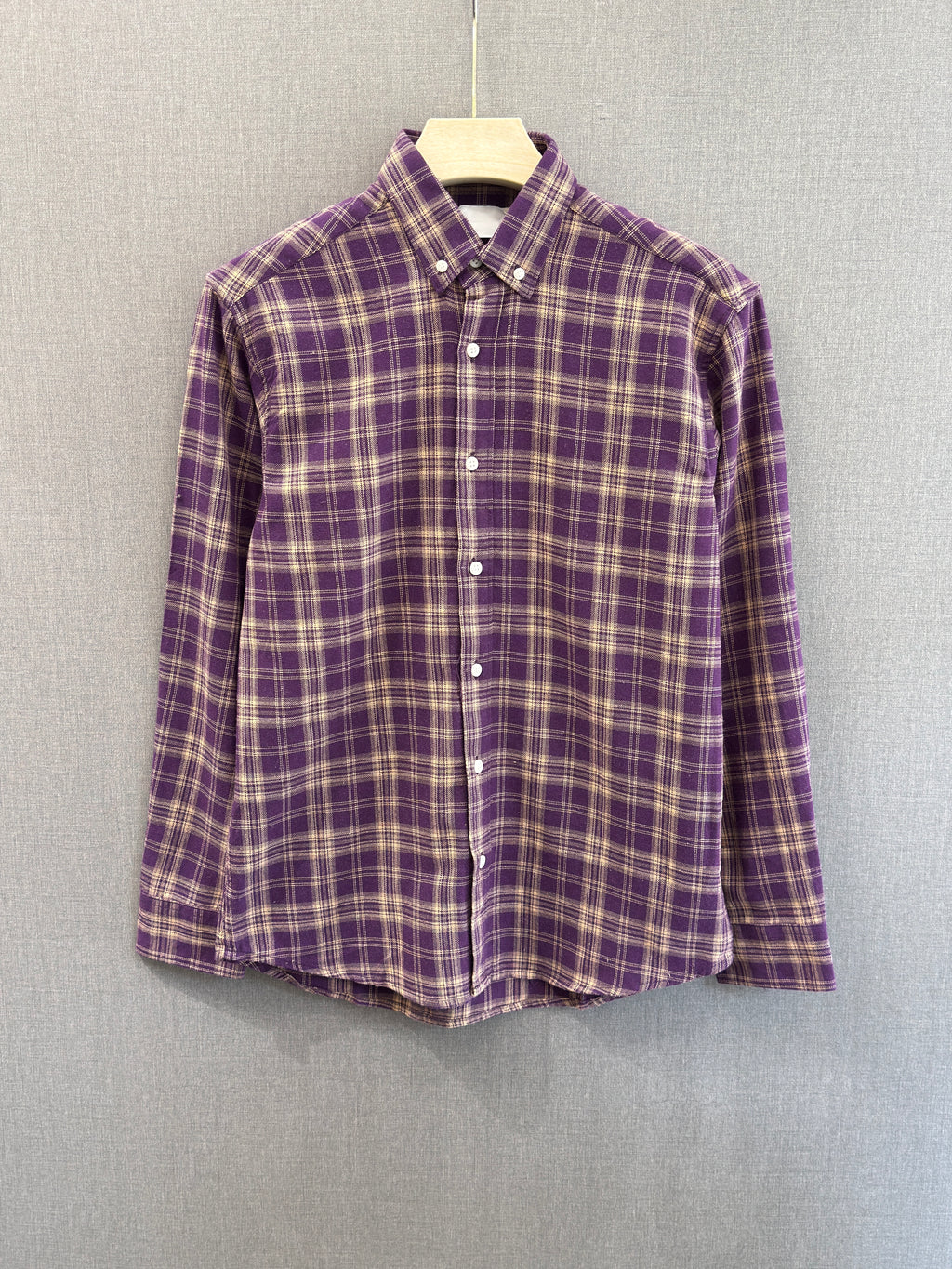 Royal Purple Flannel Check Shirt