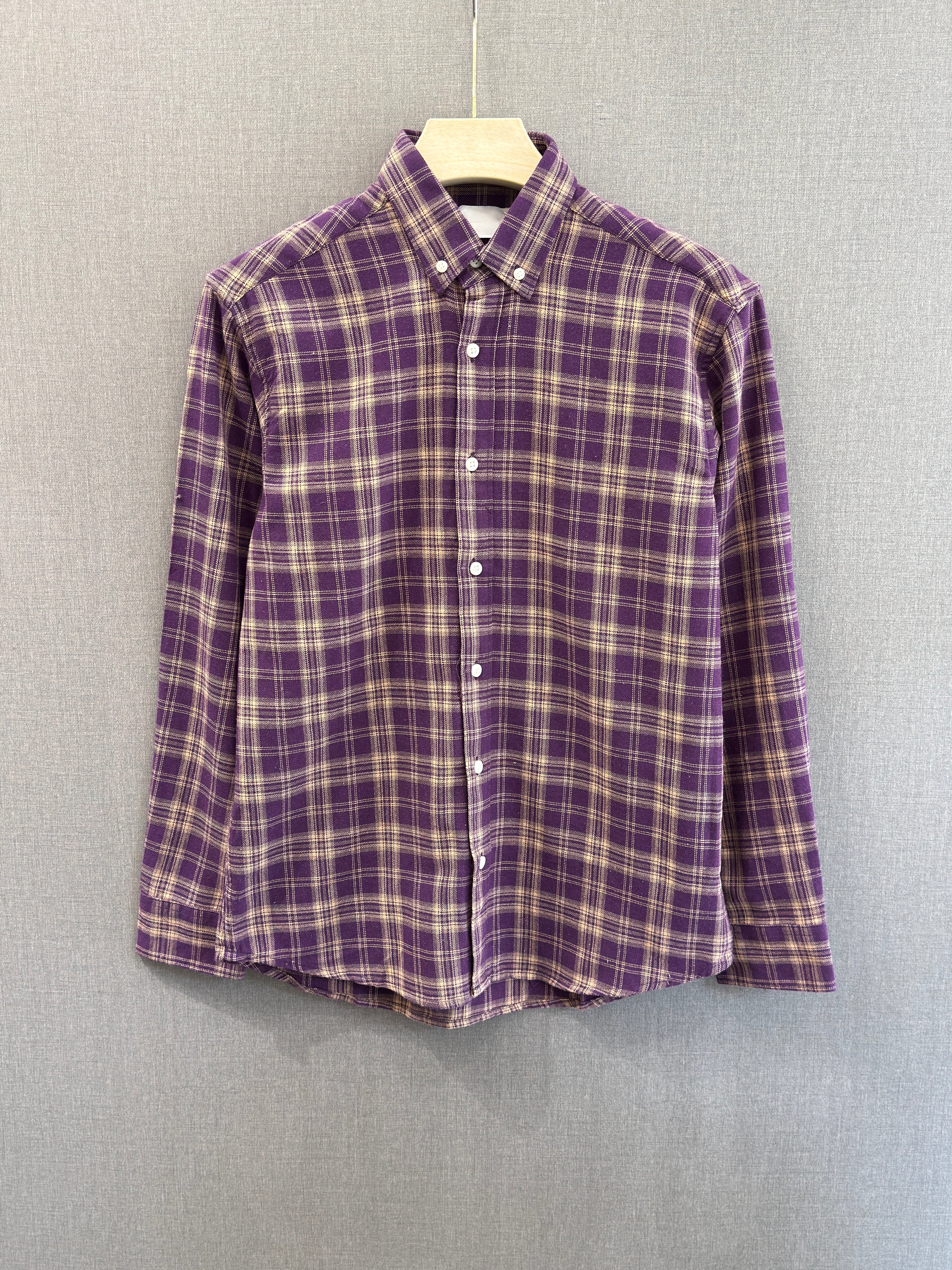 Royal Purple Flannel Check Shirt