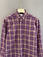 Royal Purple Flannel Check Shirt