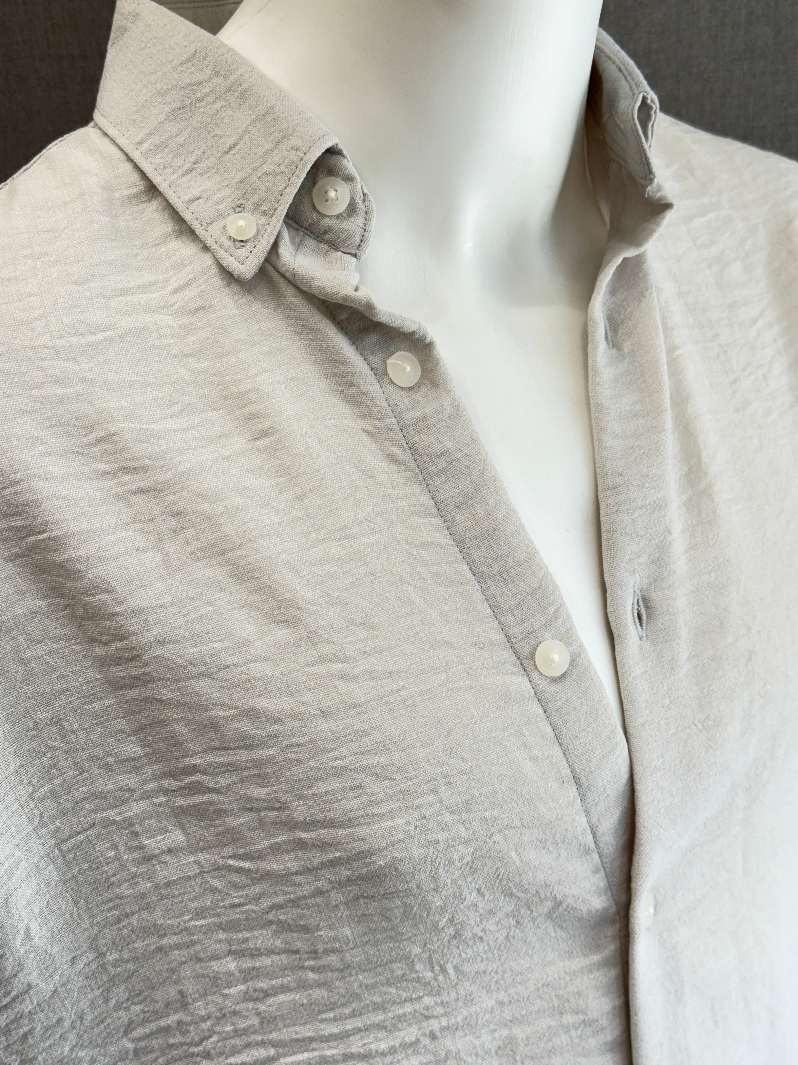 Textured Crush Linen Shirt