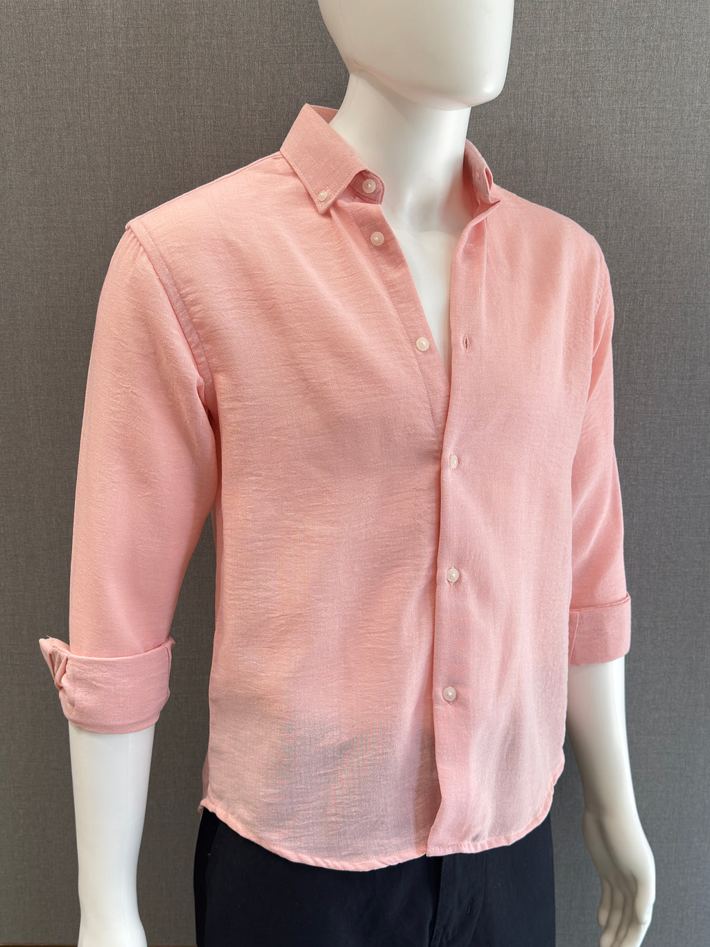 Textured Crush Linen Shirt