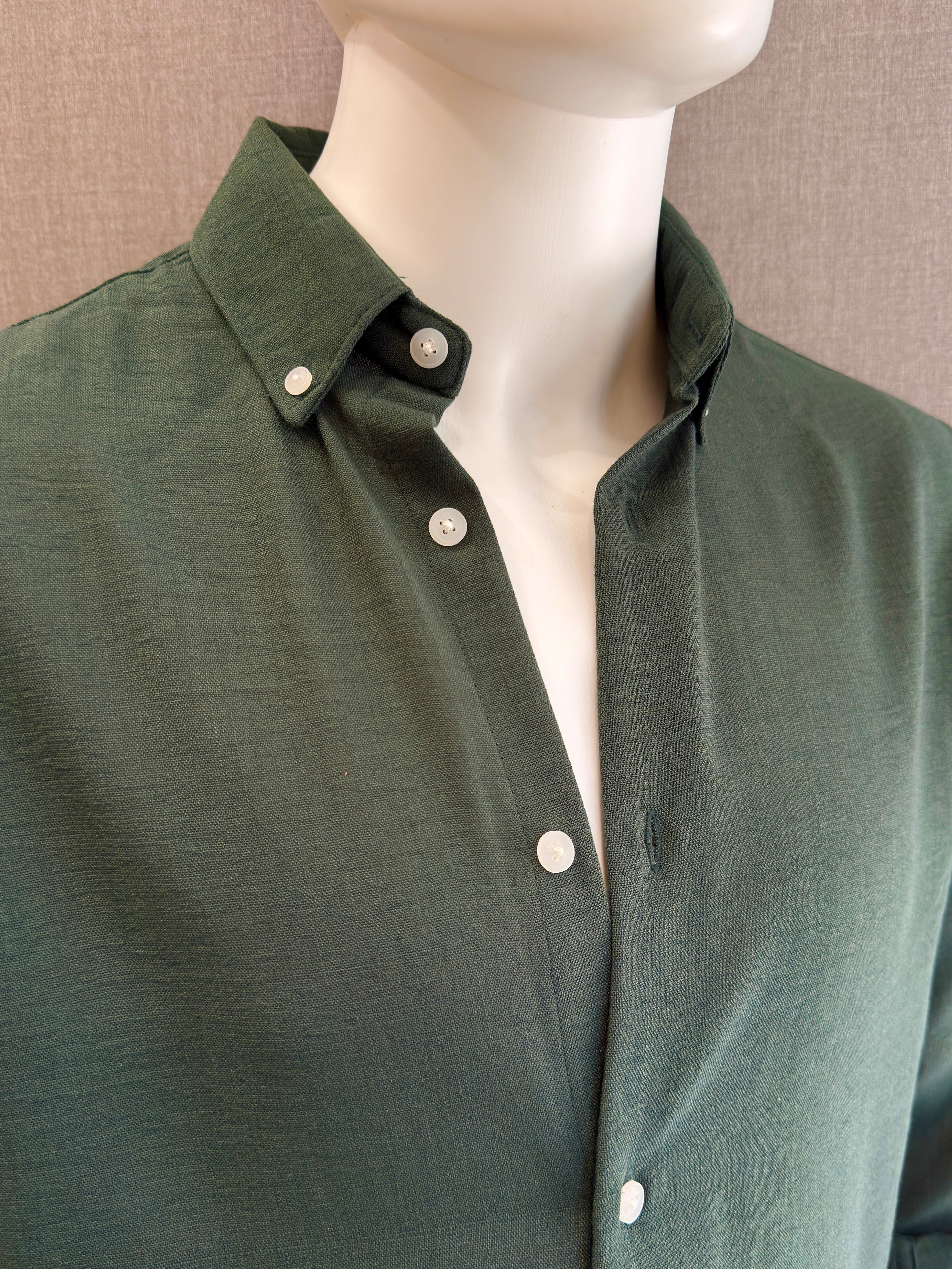 Textured Crush Linen Shirt