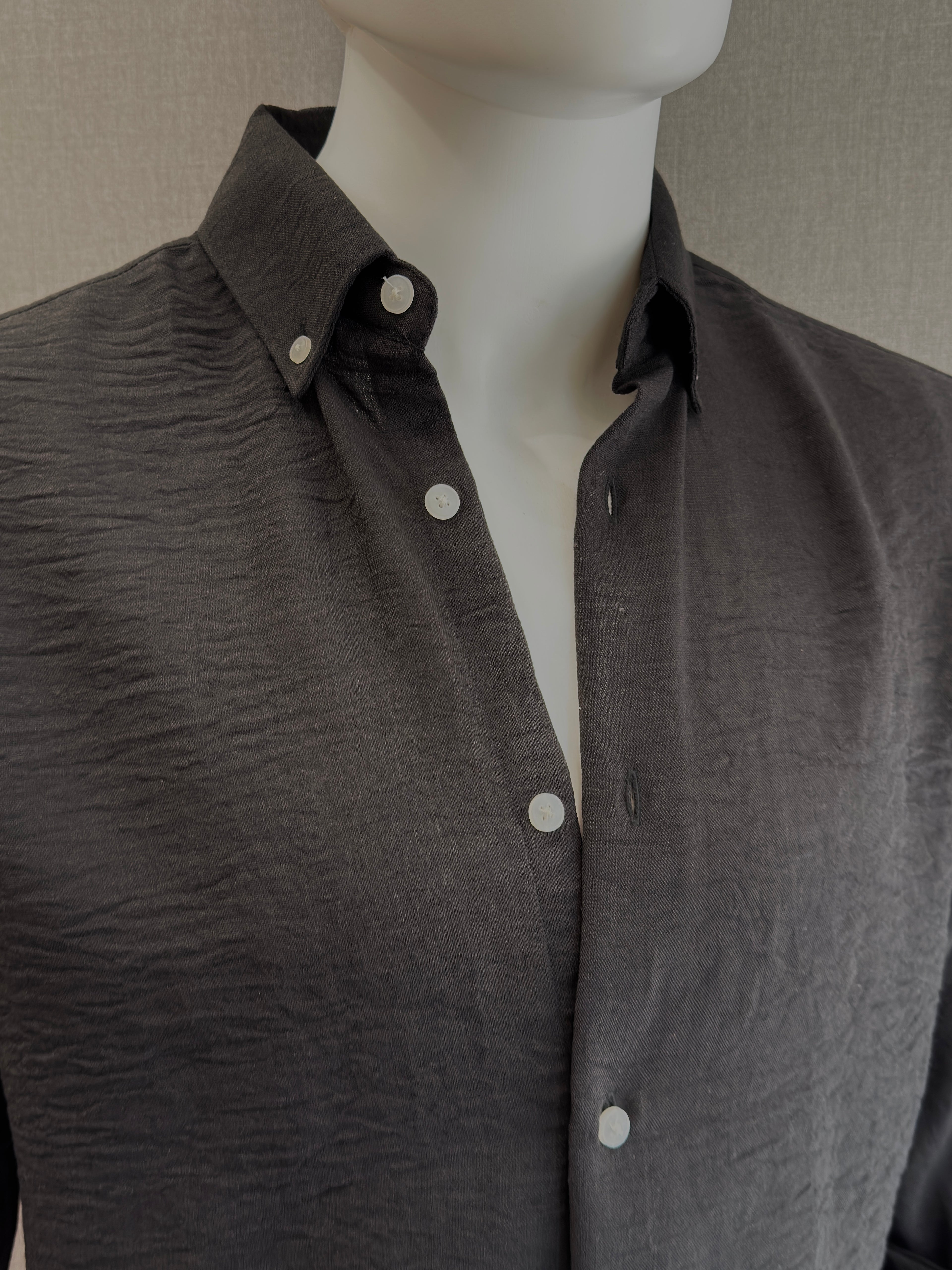 Textured Crush Linen Shirt
