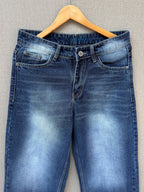 Midnight Blue Baggy Denim Jeans 1