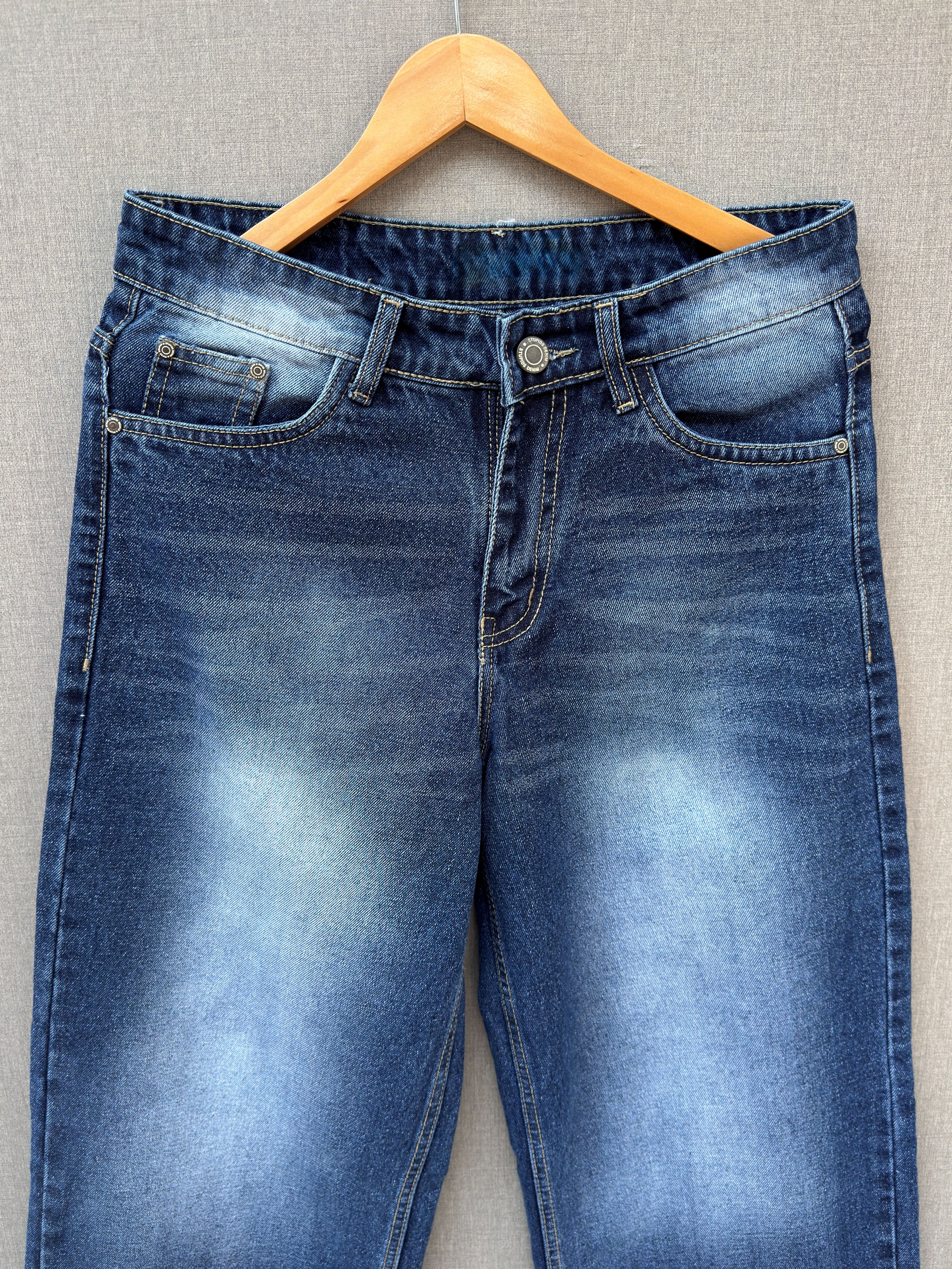 Midnight Blue Baggy Denim Jeans 1