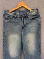 Vintage Blue Baggy Denim Jeans 2