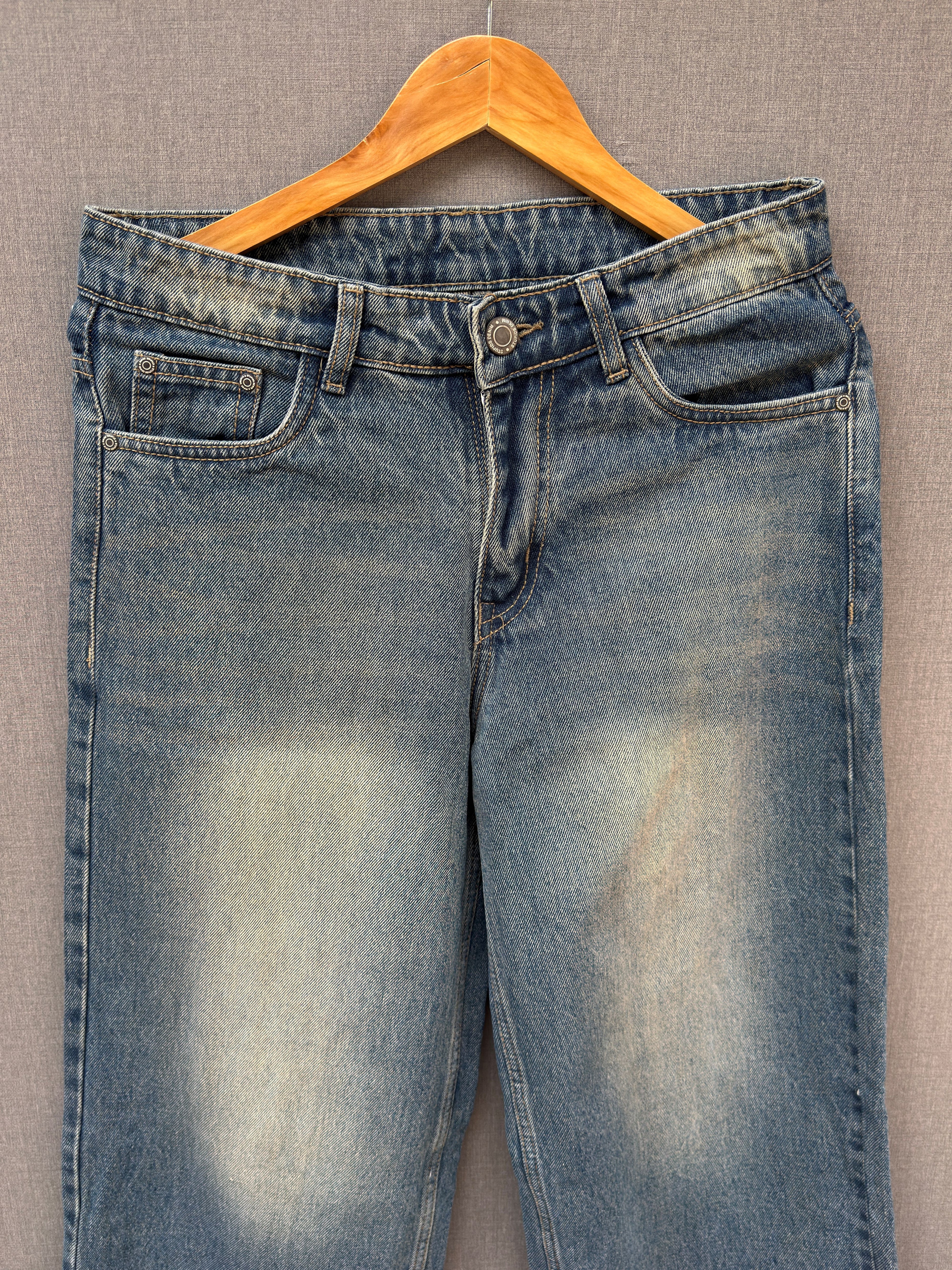 Vintage Blue Baggy Denim Jeans 2