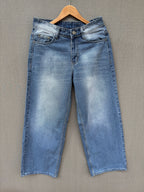 Ice Blue Baggy Denim Jeans 3